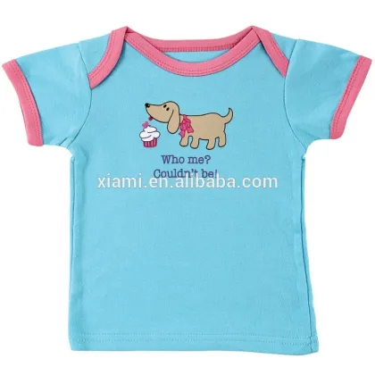 high level 100% cotton custom pure color lovely animal pattern shirt