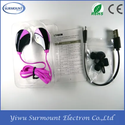 Cheap colorful headset sport bluetooth earphone with gift box