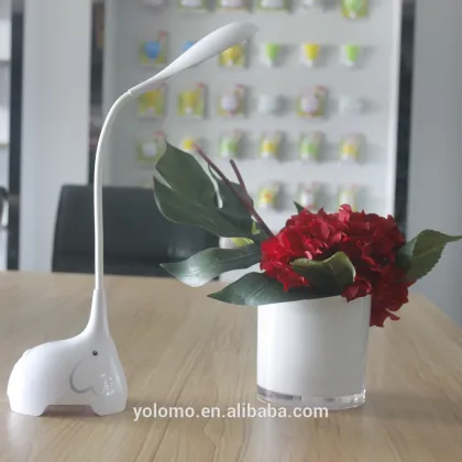 elephant cartoon rechargeable led desk light