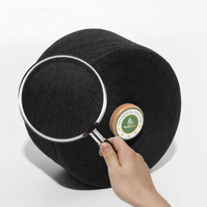 100% Recycled Cotton Yarn and OE Cotton Viscose Blend Yarn