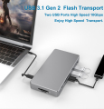 14in1 Multiports Thunderbolt4 USB C Estación de acoplamiento de la computadora portátil