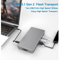 14 ports thunderbolt Dual UHD with SSD slot