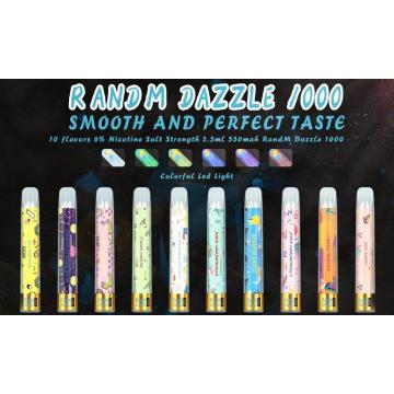 RandM Dazzle 1000 LED Disposable Vape Pod