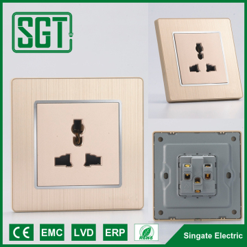 electrical 3 pin socket light wall Multi-function socket