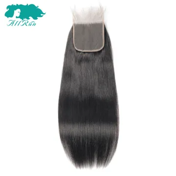 10A Nature Color 4*4 Lace Closure Straight/Body Wave In Stock ,10-20 Inch,100% Human Hair,Very Hot Sell