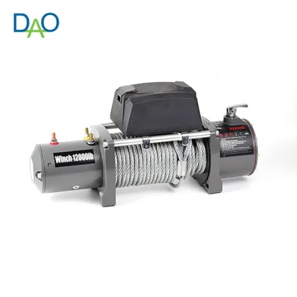 12000lbs Capacity Pull Wire Rope Winch