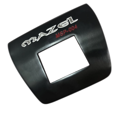 Custom Made MAZEL Stainless Steel Black Putter Head with Right Handed Grip
