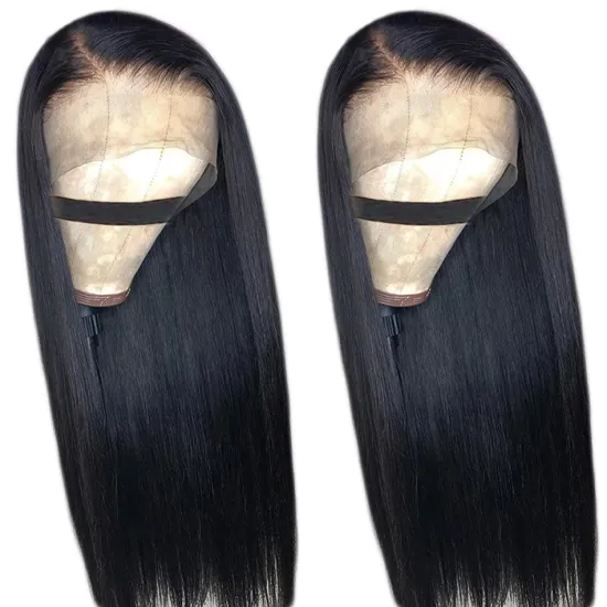 Wholesale Raw Brazilian Virgin Cuticle Aligned Hair Vendor Lace Wig For Black Women Glueless 13X6 Transparent Hd Lace Front Wigs