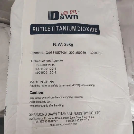 Titanium Dioxide Rutile Dawn R5395 R2195 R5195 R2295