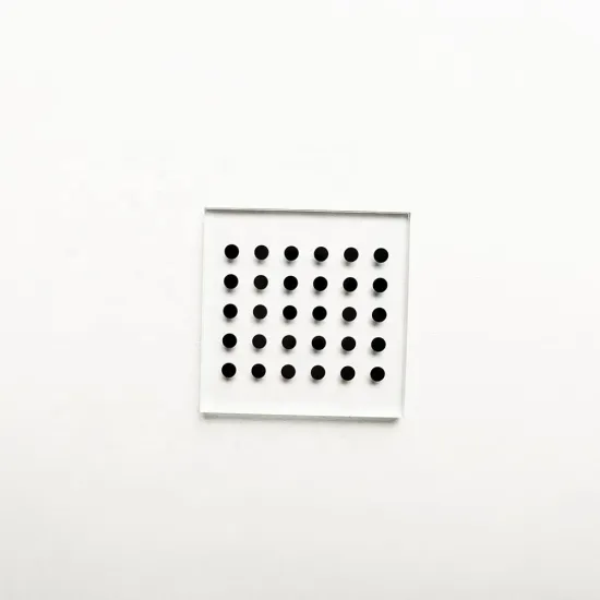 Accuracy of 0.001 mm Solid Circle Array Pattern Calibration Plate for 3D Reconstruction