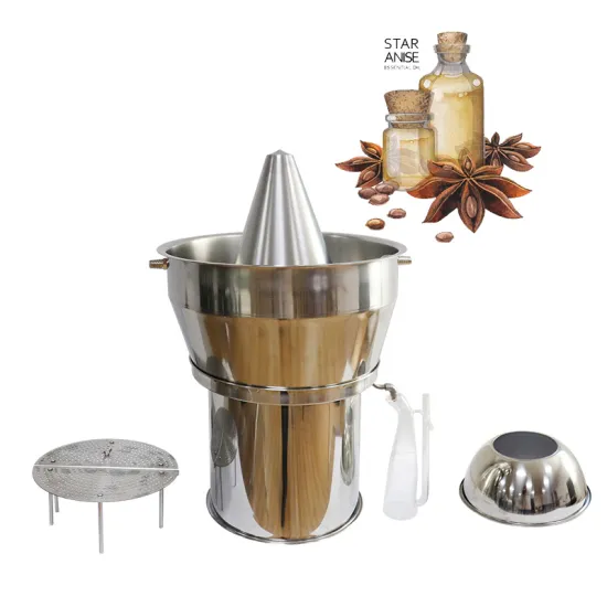 Best Sale Ginger Essential Oil Processing Machine Onion Essential Oil Steam Distillation Equipment