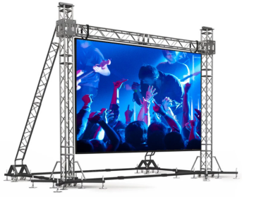 High Brightness P4.81 Full Color Waterproof LED Display for Retail Advertising