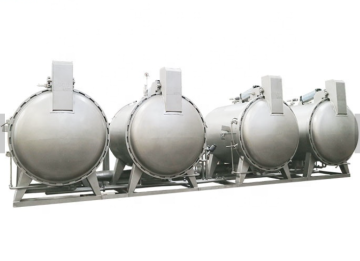 Air cylinder high temperature hank yarn dyeing machine