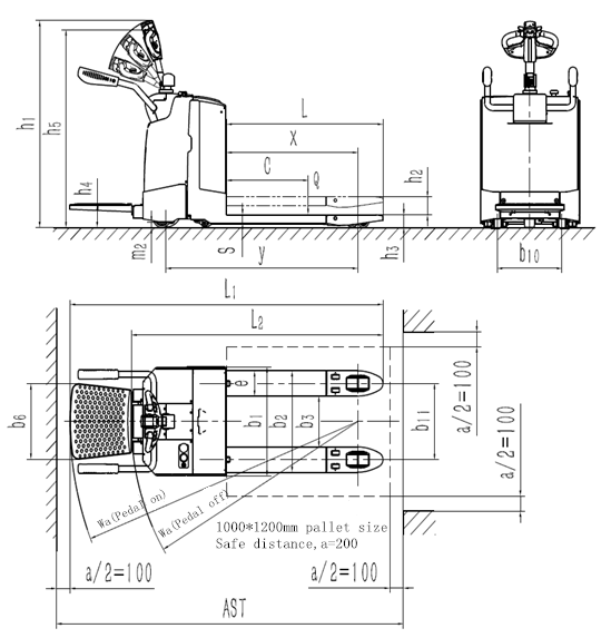 4 Tons Electric Pallet Truck China Manufacturer