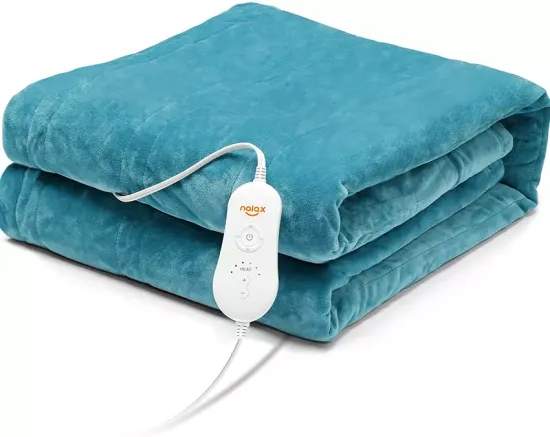 Heated Blanket Full Body Velvet Electric Throw Blanket