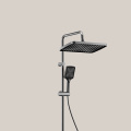 Exposed Rainfall Digital Display Bathroom Shower Set