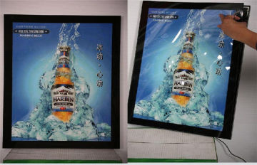 3000 Lux Waterproof Outdoor Led Double Sided Light Box A0 With Aluminum Frame