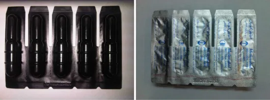 Small blister packing machine for medicine/food