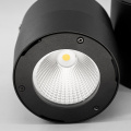 Fekete színű COB Spotlight felületre szerelt LED -es ledrán