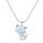 Opalite Luck Fox Collier For Women Men Healing Energy Crystal Amulet Animal Pendant Gemstone Jewelry Cadeaux