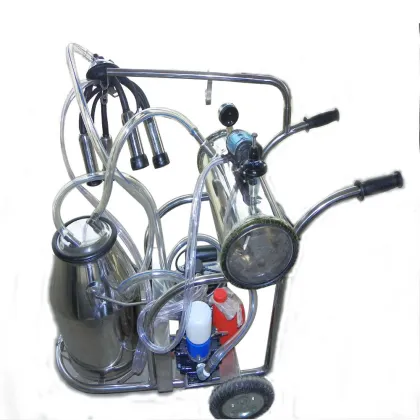 High Quality Electric Mobile Cattle Cow Milking Machine for Buffalo Milk