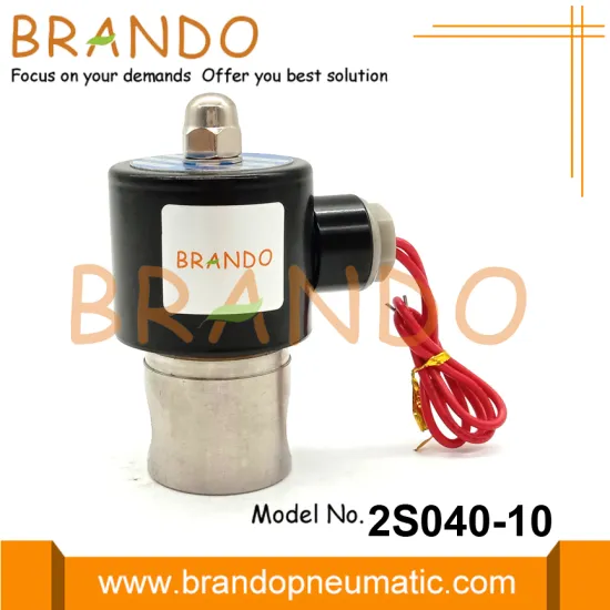 2S040-10 Stainless Steel Solenoid Valve 3/8'' 24VDC 220VAC