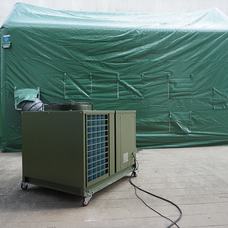Aire acondicionado de enfriamiento portátil para edificios transportables