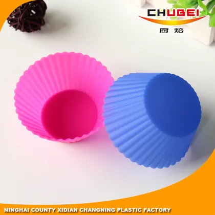Amazon Hot Seller Heat Resistant Non-stick Cupcake Moulds