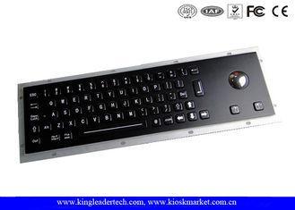 High Vandal-Proof Black Metal Keyboard Stainless Steel With