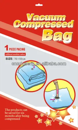 Vacuum Compression Bag for clothing,bedding,etc.