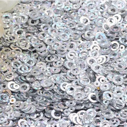 Glitter Circle Sequins and Open Circle: Stylish Design Elements in Fashion and Crafting