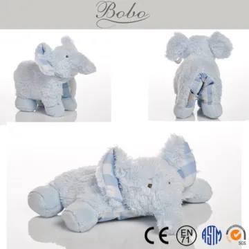 Plush stuffed elephant animals toy for baby