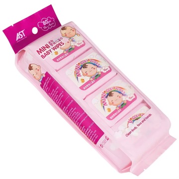 Mini toallitas limpiadoras suaves para bebés