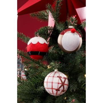 Woodworking Machinery Manufactur Plastic Christmas Ball Santa Claus Suit Supplier