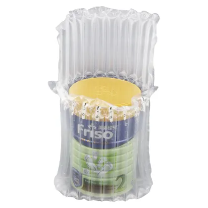 Waterproof Plastic Milk Powder Cushioning Wrap - Inflatable Air Column Bag for Protective Packaging