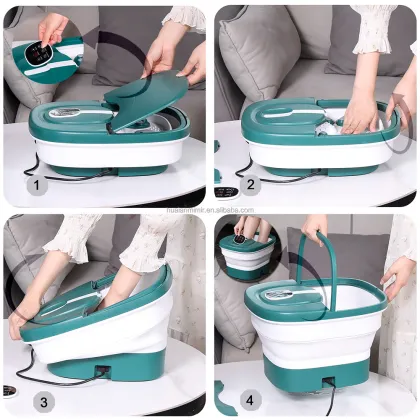 Foot Spa Massager With Rotary Massage