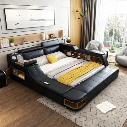 King Size Tatami Bed with Massage Features