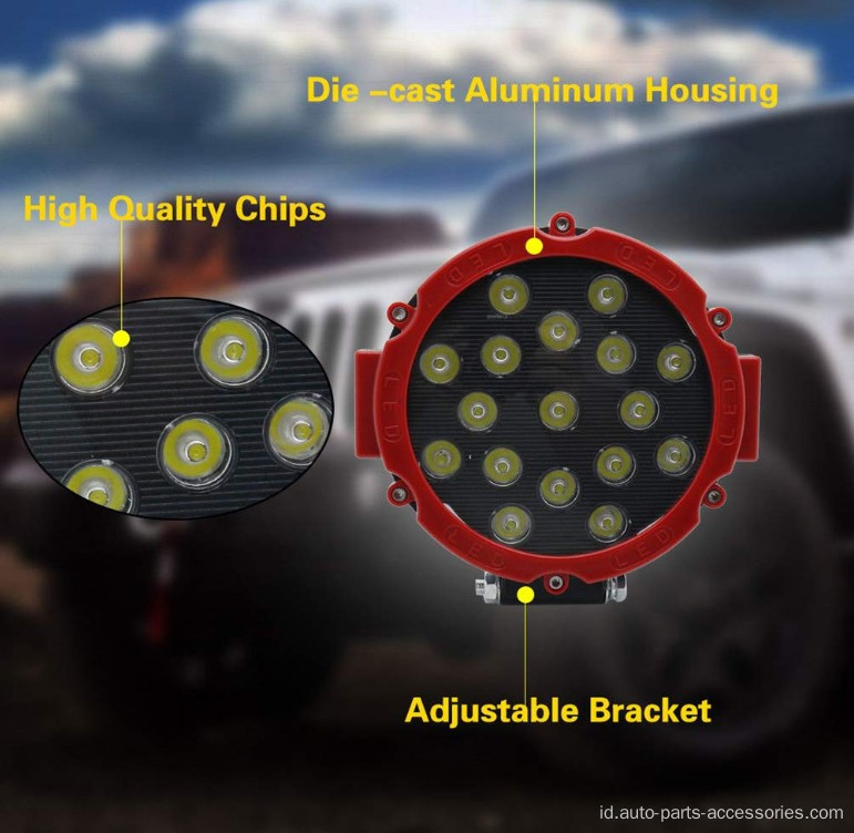 Lampu Mengemudi Tempat Kabut Offroad Mengemudi 4WD Boat