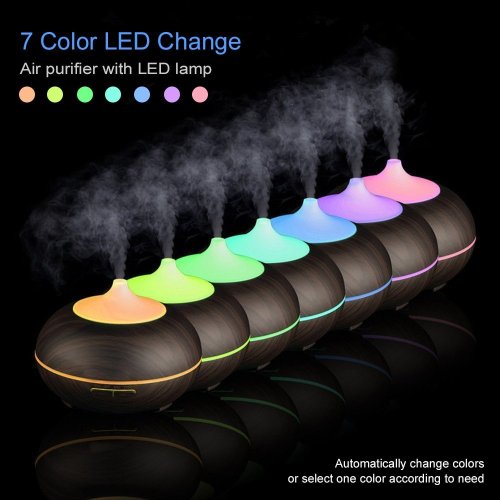 Wooden grain Fea Aroma Diffuser 400ml