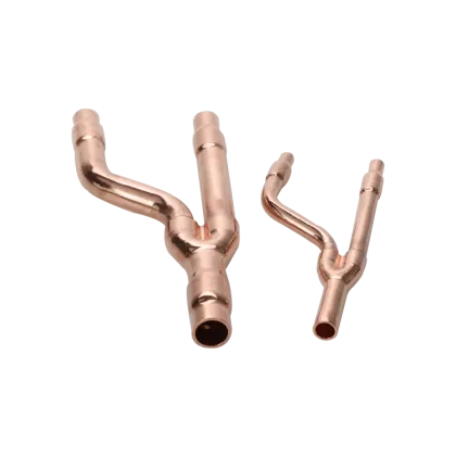 HENGSHI Refnet Copper Branch Pipe Fitting for Daikin Hitachi Midea VRV Air-Conditioning Systems