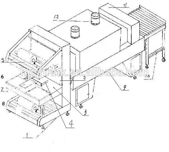 pe film shrink wrapper hg-300D