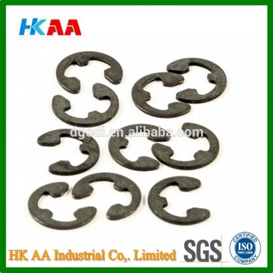 Stainless Steel E Clips, Retaining Lock Washer E- clips for Shafts