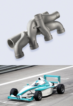 自動車レーシングエキゾーストマニホールド
