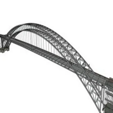 Modern Steel Corridor Bridge for Commercial Spaces