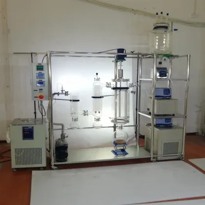 ANYAN Laboratory Terpenes Hemp Thin Film Distillation System for Essential Oil Extraction