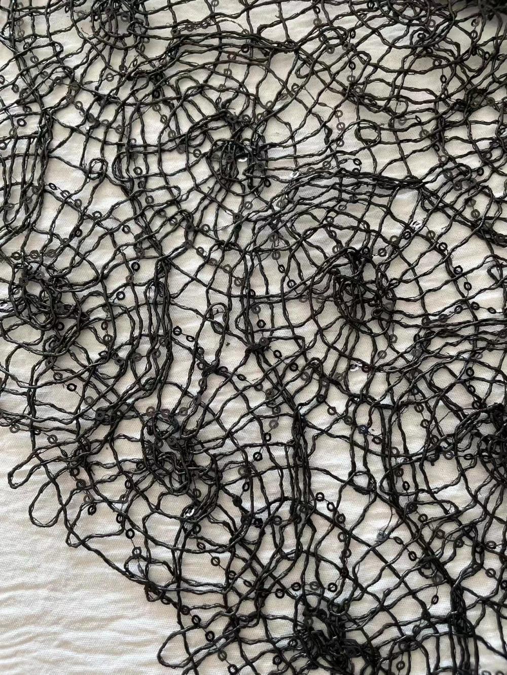 Webspinnennetz Stickstoff Stoff