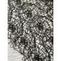 Tela de bordado de malla de araña web