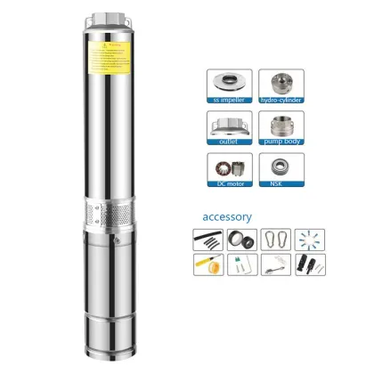 10 HP Solar Water Pump for Agriculture: 48V DC, 750W Smart Solar Bolero Submersible Water Pump