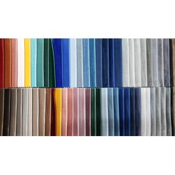 Polyester Plain Fabric Holland Velvet Upholstery for Sofa