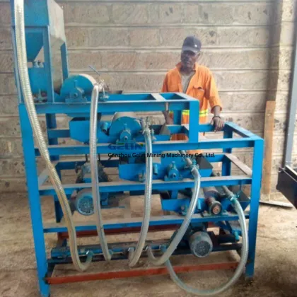 High Intensity Gradient Roller Magnetic Separator for Weak Magnet Materials